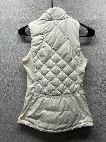 Lululemon Down For A Run Vest Size 2 White