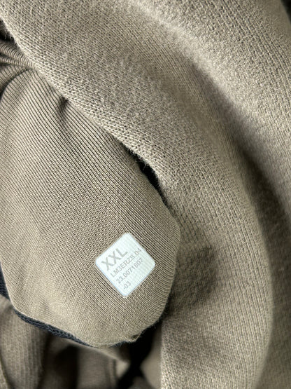 Lululemon Steady State Pullover Hoodie Mens Size 2XL Biege Brown (Square Dot)