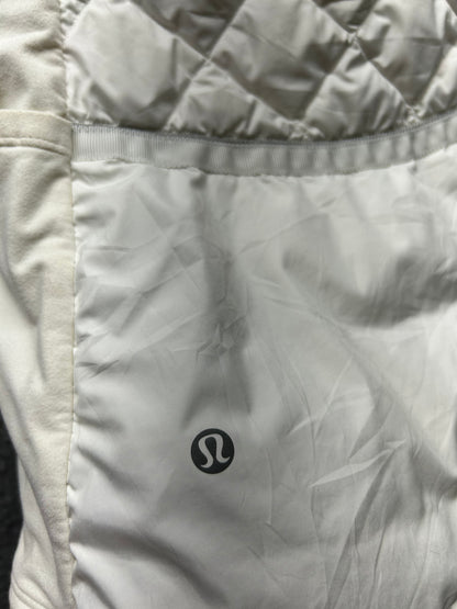 Lululemon Down For A Run Vest Size 2 White