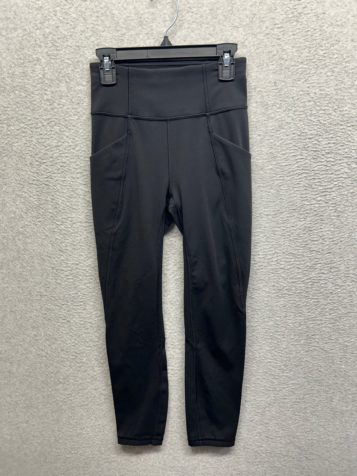 Lululemon Time To Sweat Crop 23" Size 2 Black