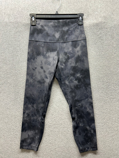 Lululemon Align High-Rise Crop 24" Size 6 Diamond Dye Pitch Grey Graphite Grey