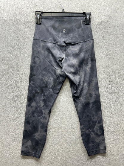 Lululemon Align High-Rise Crop 24" Size 6 Diamond Dye Pitch Grey Graphite Grey