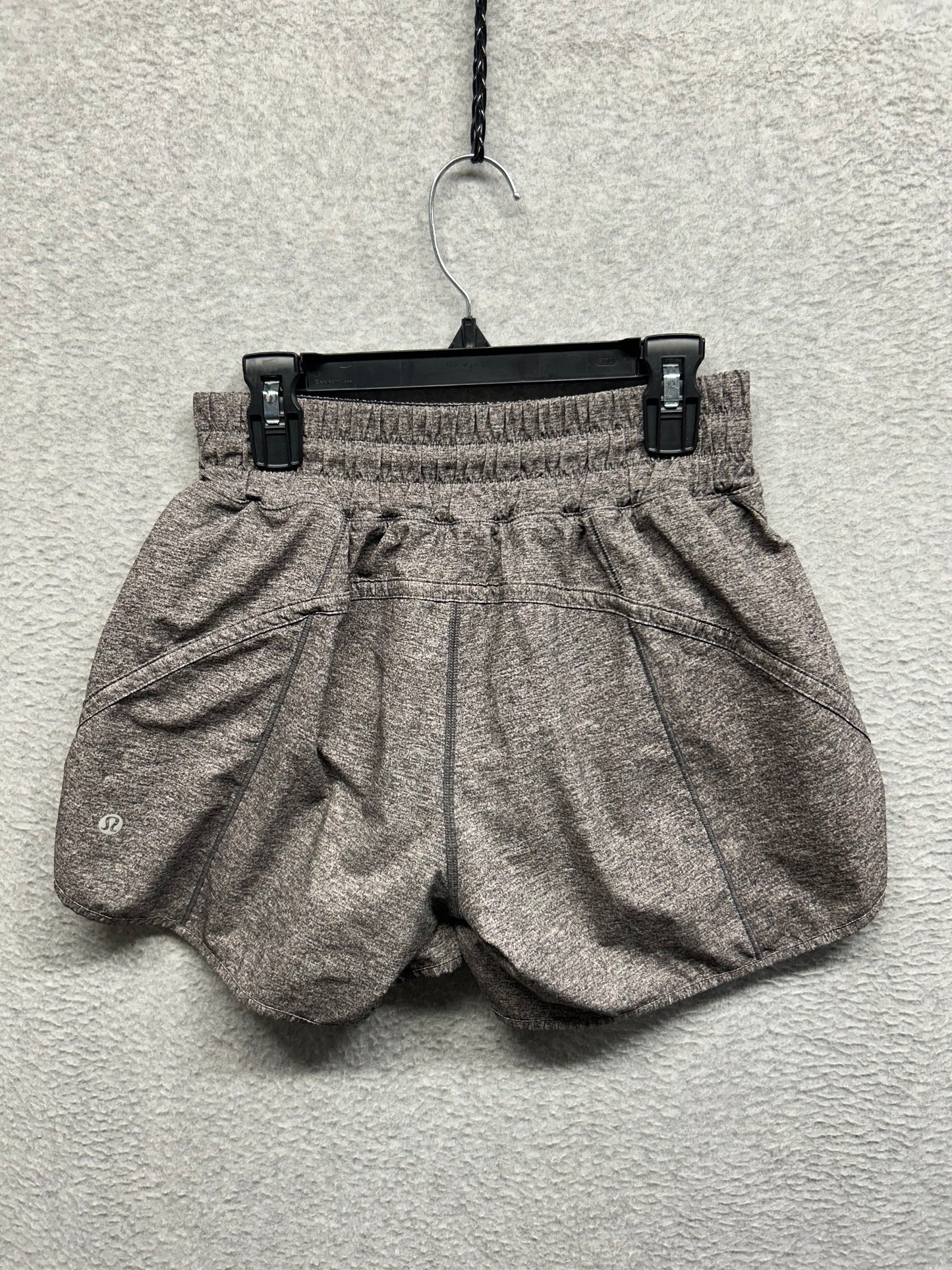 Lululemon Track That Short 5" Size 4 Heather Lux Multi Black
