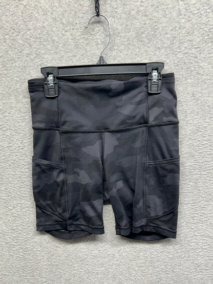 Lululemon Fast And Free Short 6" Size 4 Incognito Camo Multi Grey