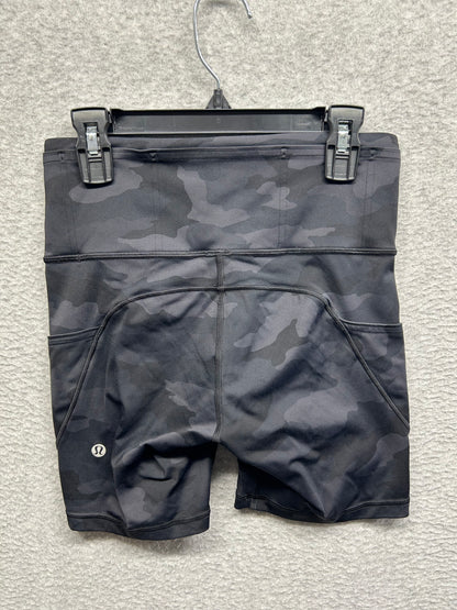 Lululemon Fast And Free Short 6" Size 4 Incognito Camo Multi Grey
