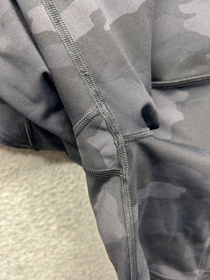 Lululemon Fast And Free Short 6" Size 4 Incognito Camo Multi Grey