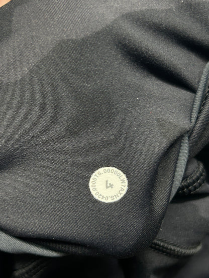 Lululemon Fast And Free Short 6" Size 4 Incognito Camo Multi Grey