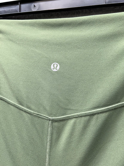 Lululemon Align High-Rise Crop 23" Size 8 Green Twill