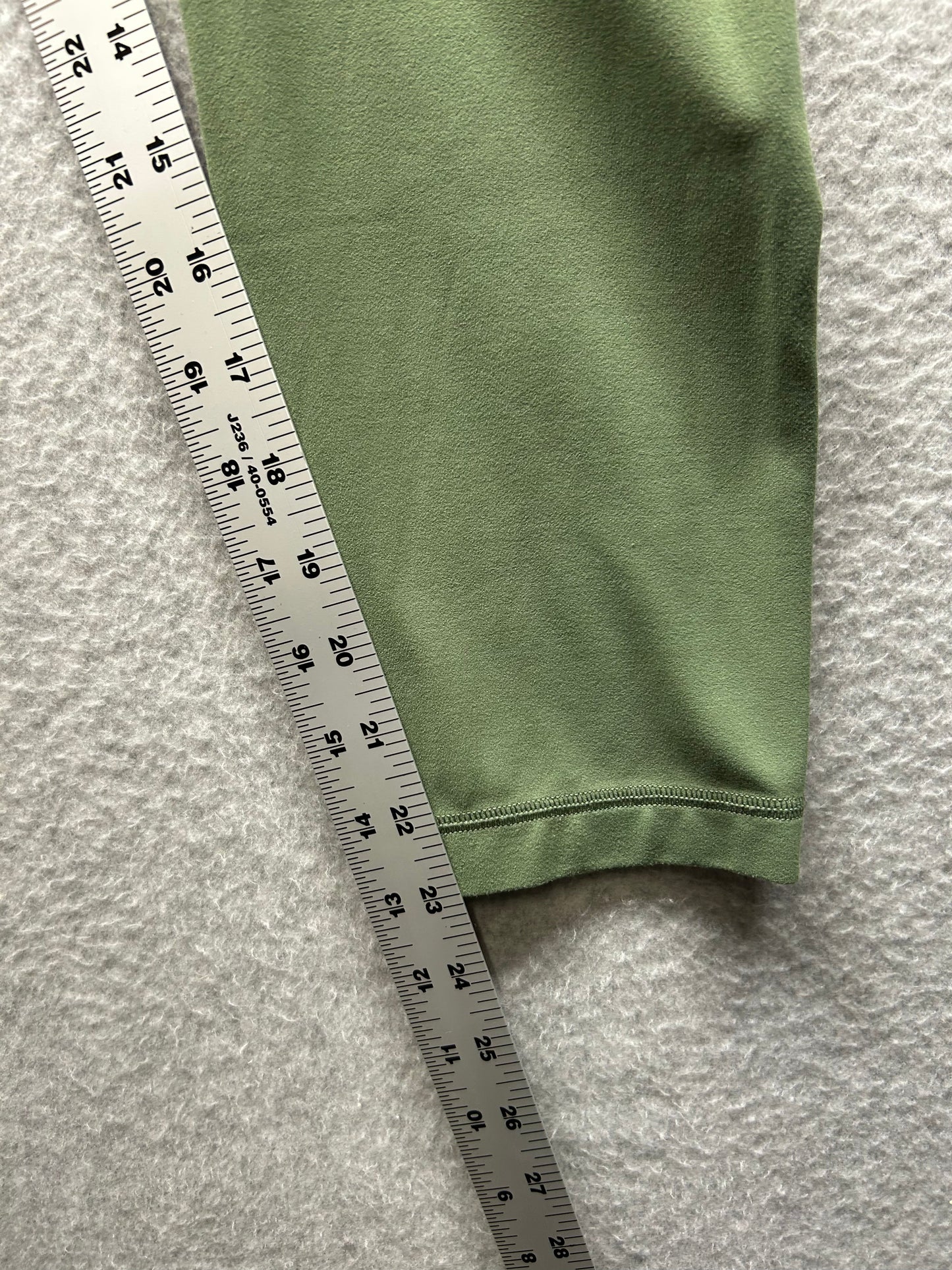 Lululemon Align High-Rise Crop 23" Size 8 Green Twill