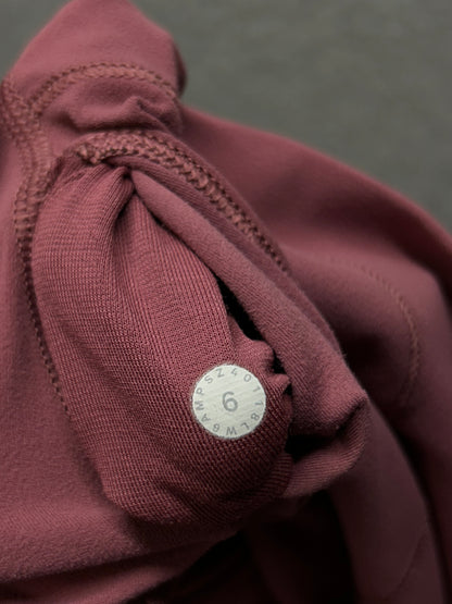 Lululemon Align Crop 21" Size 6 So Merlot