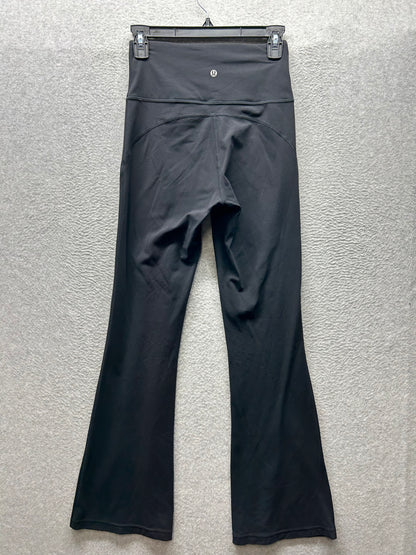Lululemon Groove Super-High-Rise Flared Pant Nulu Size 6 Black