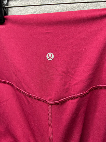 Lululemon Align High-Rise Pant 28" Size 0 Pomegranate