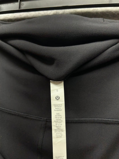 Lululemon Groove Pant Flare Super High-Rise Nulu Size 8 Black