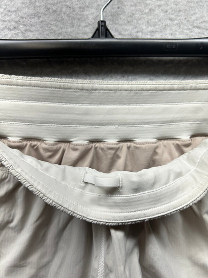 Lululemon Track That Short 5" Size 8 White