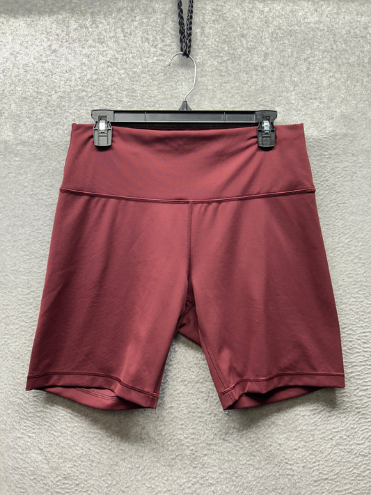 Lululemon Wunder Train Contour Fit High-Rise Short 8" Size 14 Red Merlot
