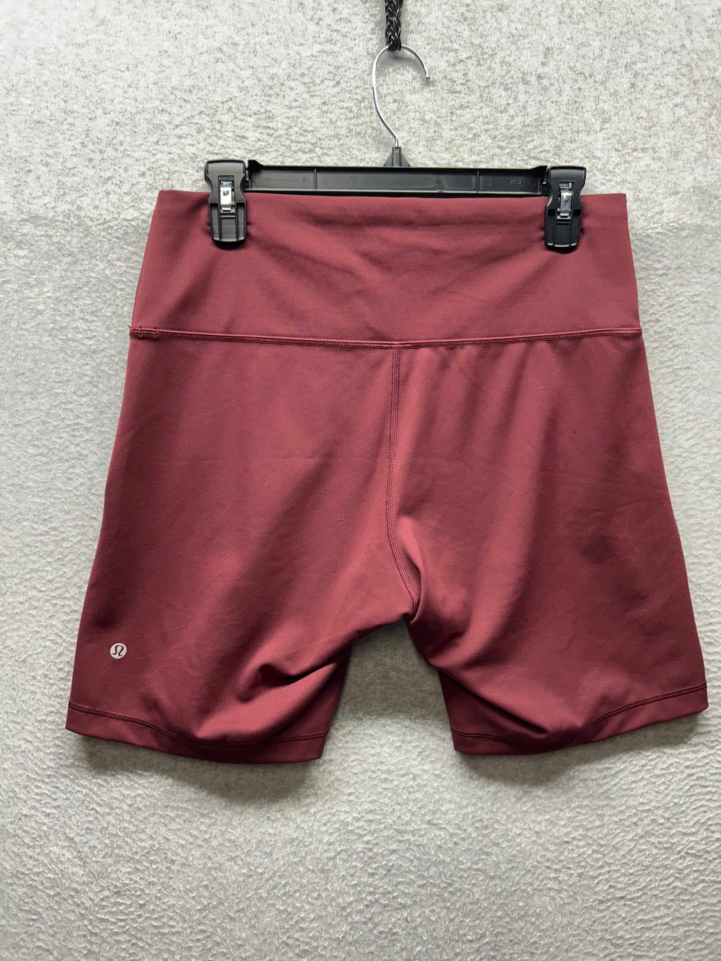Lululemon Wunder Train Contour Fit High-Rise Short 8" Size 14 Red Merlot