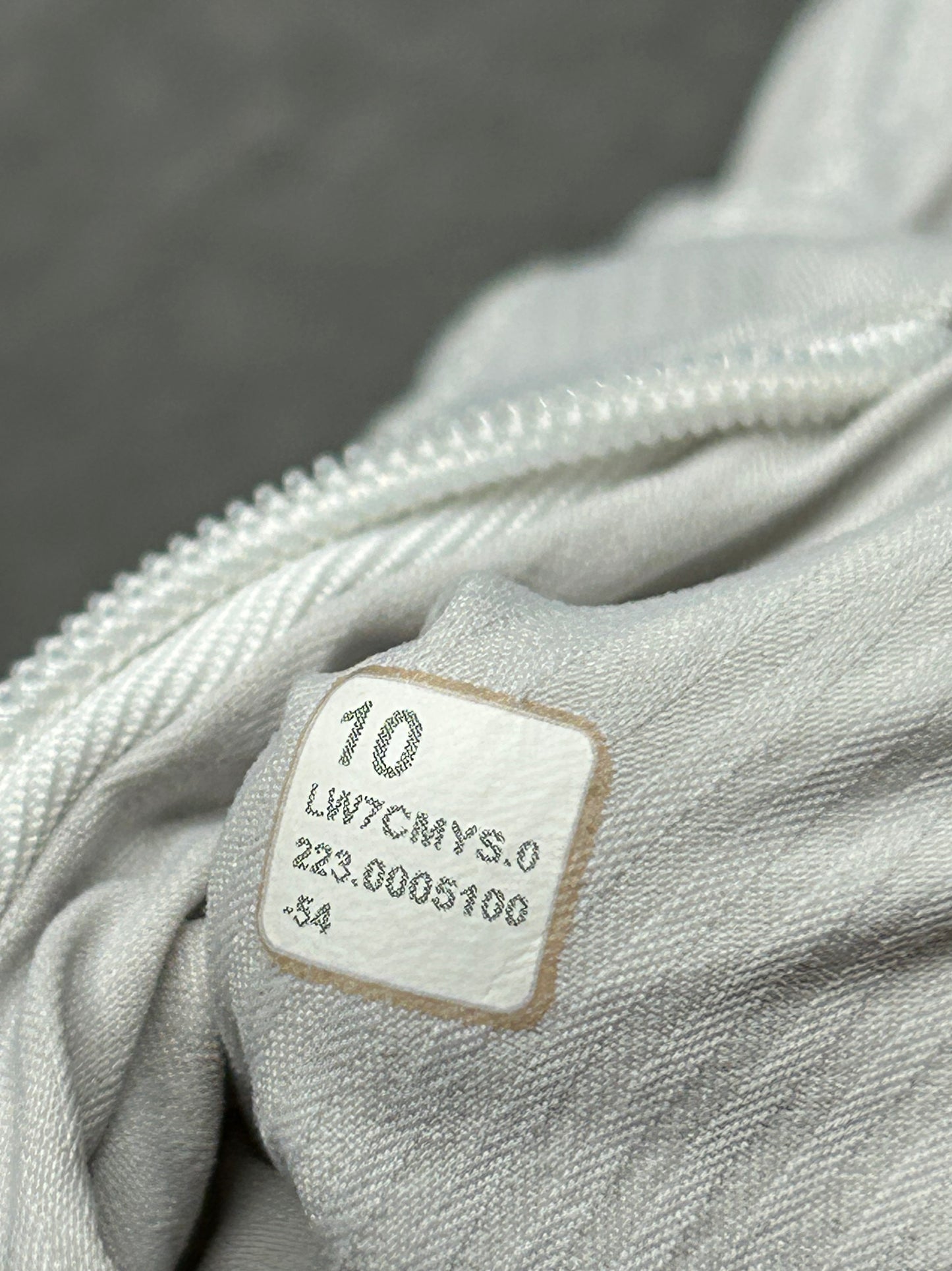 Lululemon Track That High-Rise Lined Short 5" Size 10 White (Sqaure Dot)