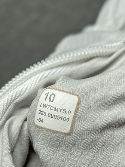 Lululemon Track That High-Rise Lined Short 5" Size 10 White (Sqaure Dot)