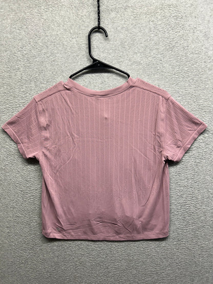 Lululemon Train to Be Short Sleeve Size Small (6) Pink Taupe