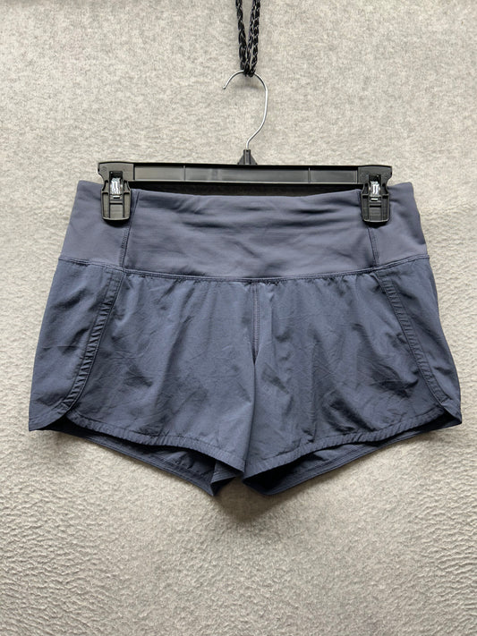Lululemon Run Times Short II 4" Size 4 Shadow Blue
