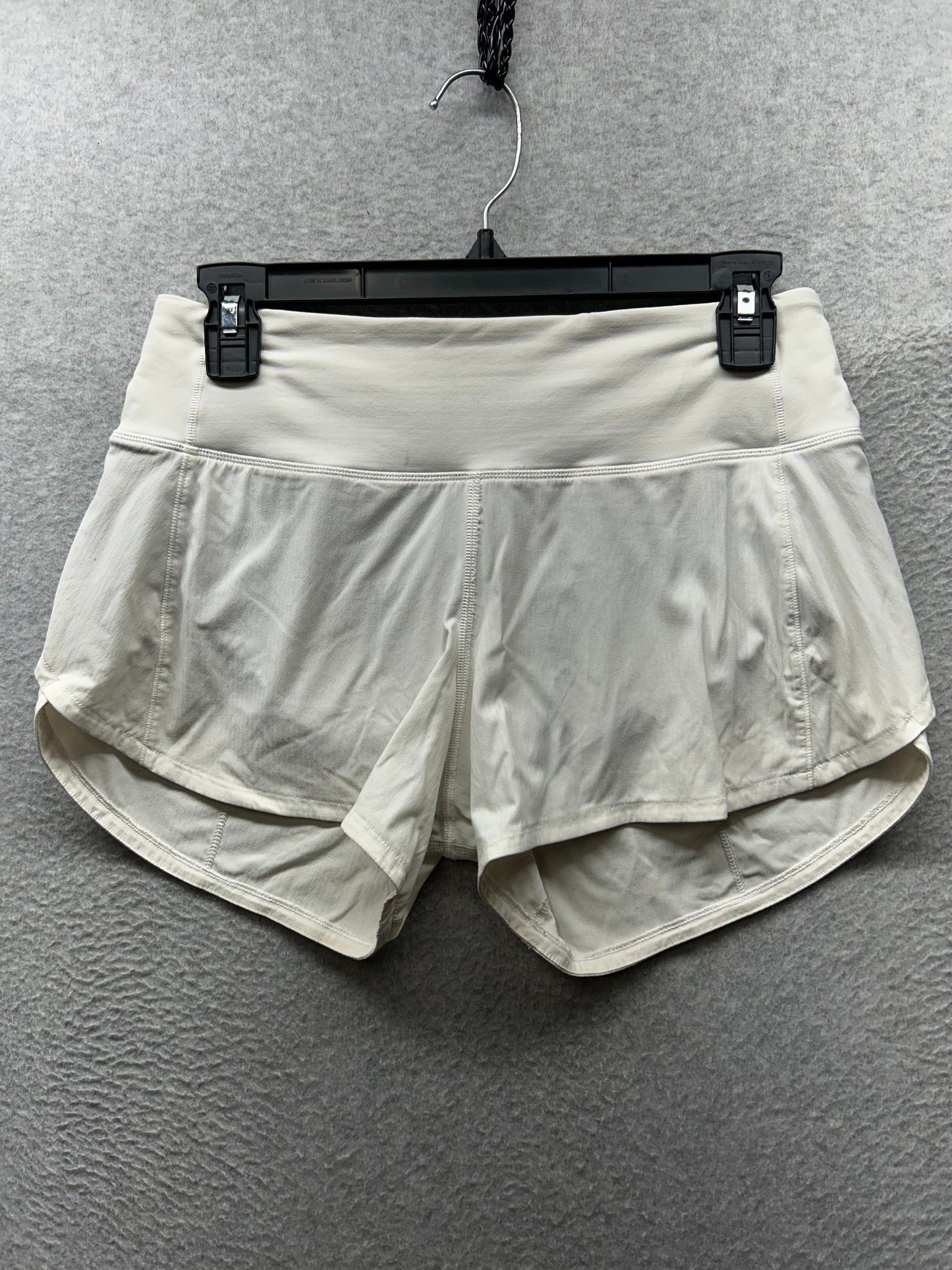 Lululemon Speed Up Short Long 4" Size 4 Updated Fit White