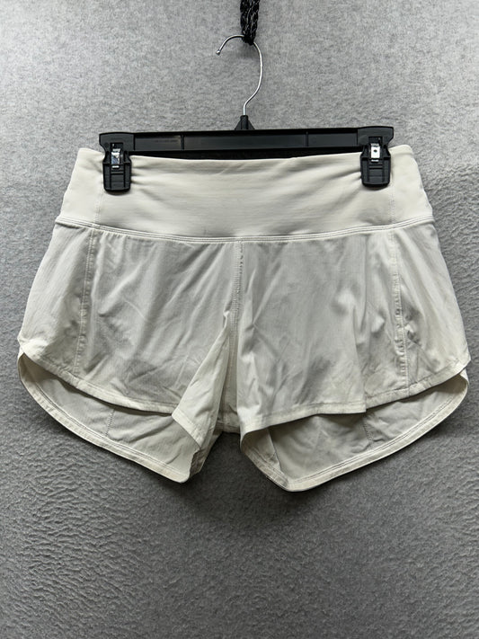 Lululemon Speed Up Short Long 4" Size 4 Updated Fit White