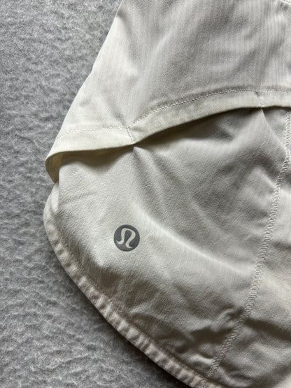 Lululemon Speed Up Short Long 4" Size 4 Updated Fit White