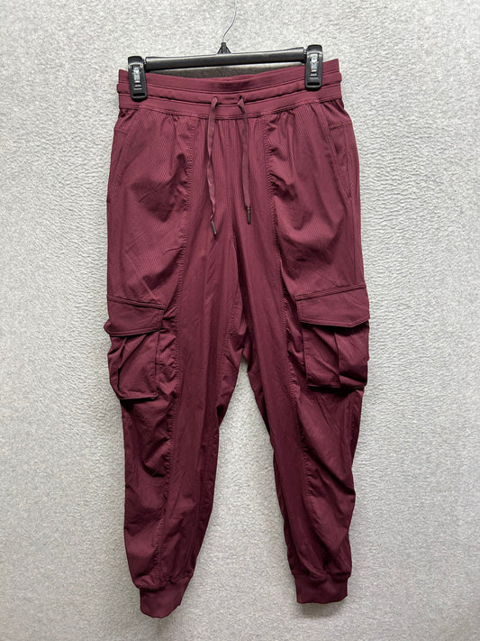 Lululemon Dance Studio Relaxed-Fit Mid-Rise Cargo Jogger Size XS/6 Garnet