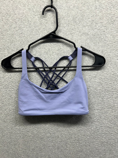 Lululemon Free To Be Bra Wild Size 6 Iron Purple | Cadet Blue