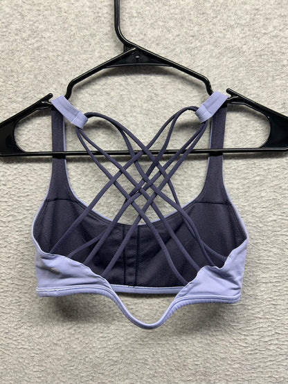 Lululemon Free To Be Bra Wild Size 6 Iron Purple | Cadet Blue