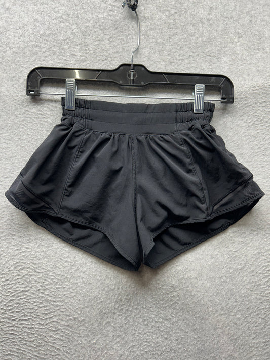 Lululemon Hotty Hot Low-Rise Lined Short 2.5" Size 2 Black