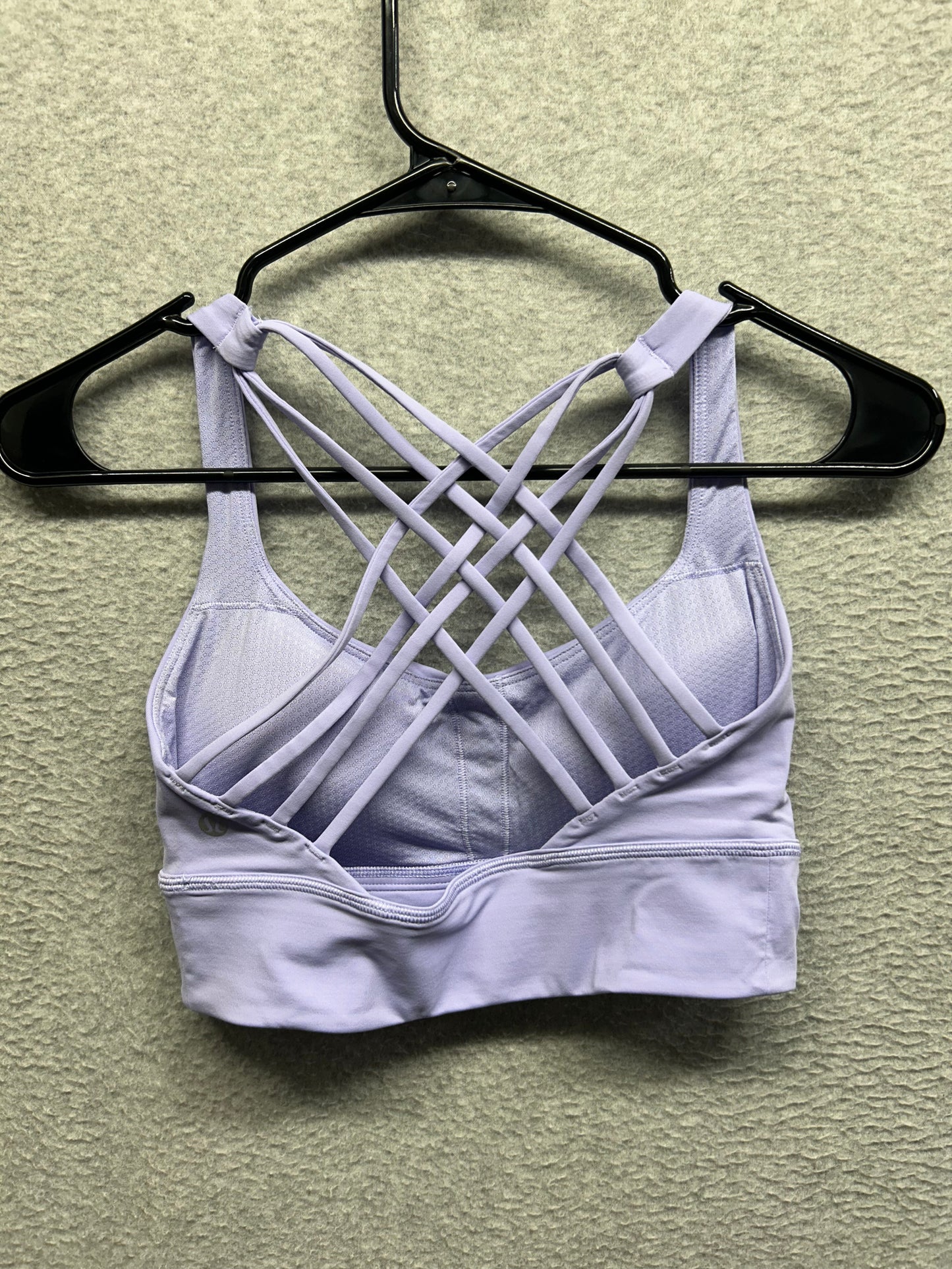 Lululemon Free to Be Longline Bra Wild Size 6 Lilac Smoke