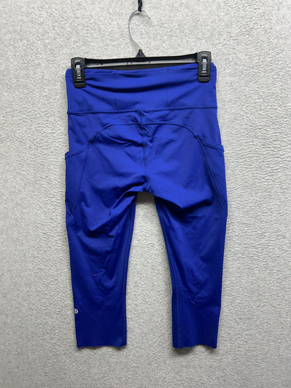 Lululemon Fast and Free High-Rise Crop 19" Size 6 Psychic