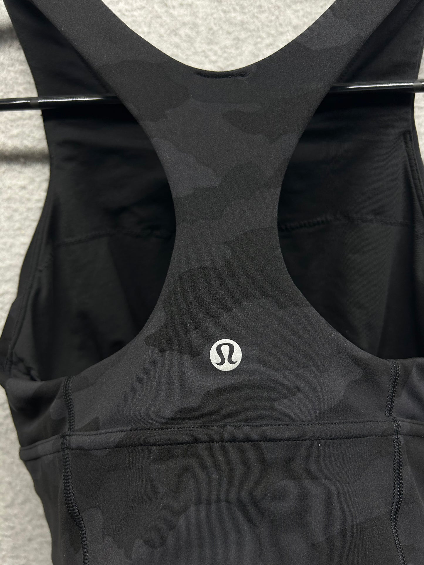 Lululemon Wunder Train Longline Bra Size 6 Heritage 365 Camo Deep Coal Multi