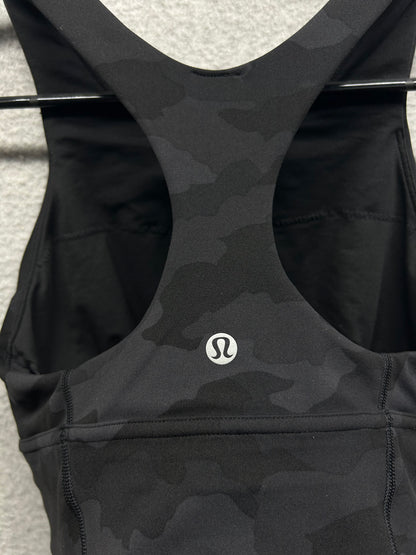 Lululemon Wunder Train Longline Bra Size 6 Heritage 365 Camo Deep Coal Multi