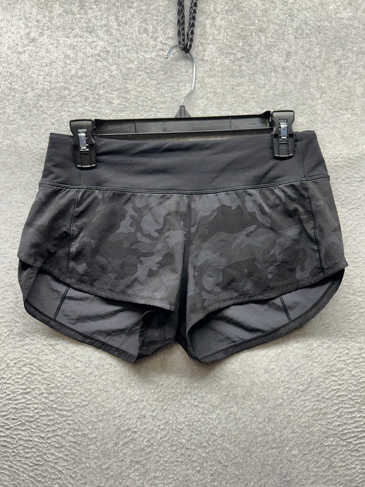 Lululemon Speed Up Short 2.5" Size 4 Incognito Camo Multi Grey / Black
