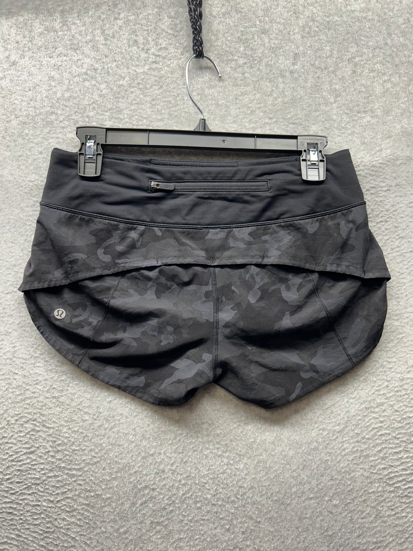 Lululemon Speed Up Short 2.5" Size 4 Incognito Camo Multi Grey / Black