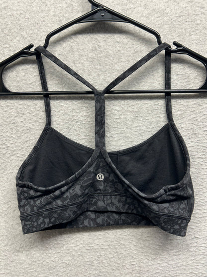 Lululemon Flow Y Bra Nulu Size 6 Wild Thing Camo Deep Coal Multi