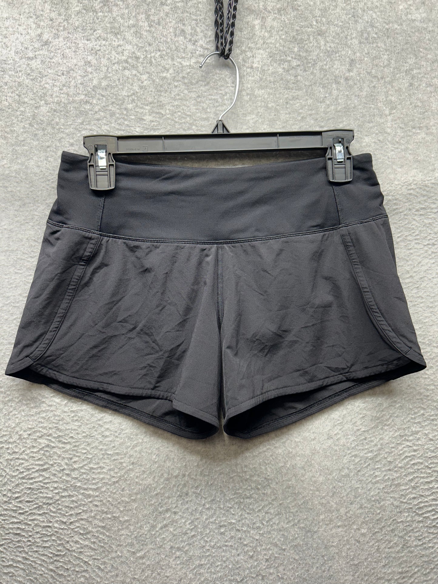 Lululemon Run Times Short II 4" Size 4 Black