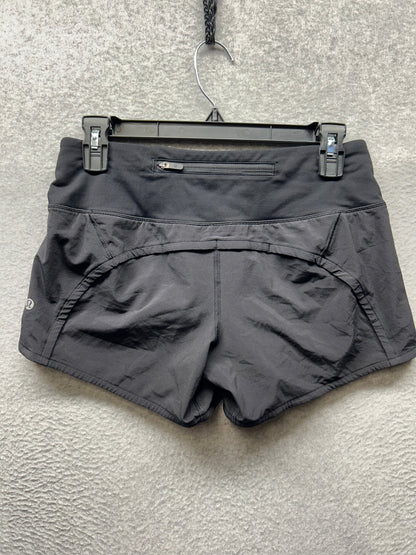 Lululemon Run Times Short II 4" Size 4 Black