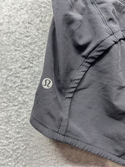 Lululemon Run Times Short II 4" Size 4 Black