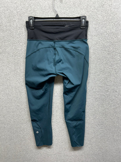 Lululemon Run The Day Crop 17" Size 6 Submarine