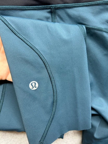 Lululemon Run The Day Crop 17" Size 6 Submarine