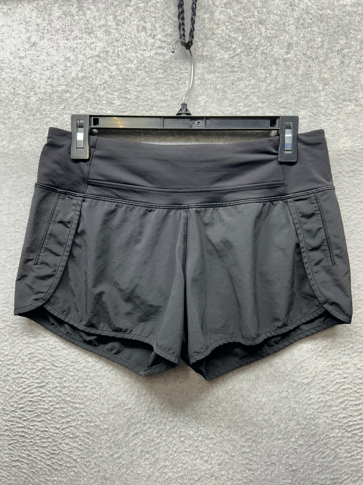Lululemon Run Times Short Stretch 4" Size 6 Black