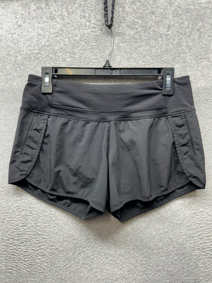 Lululemon Run Times Short Stretch 4" Size 6 Black