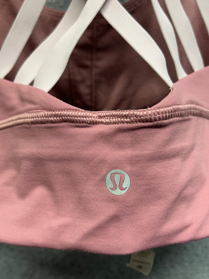 Lululemon Free To Be Moved Bra Size 6 Quicksand | Porcelain Pink