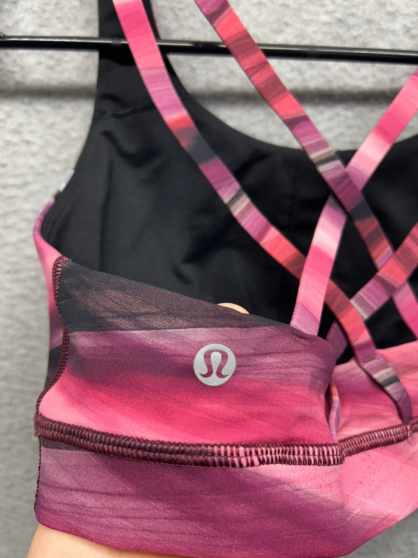 Lululemon Energy Bra Size 6 Tulle Energy Bra Multi