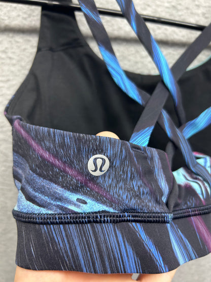 Lululemon Energy Bra Nulux Size 6 Electrobeam Energy Bra Multi