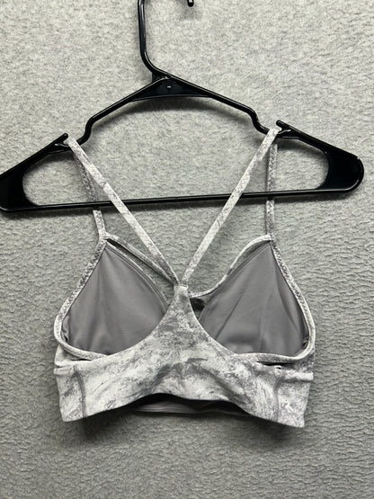 Lululemon Expand Your Limits Bra Size 6 Washed Marble Alpine White Silverscreen