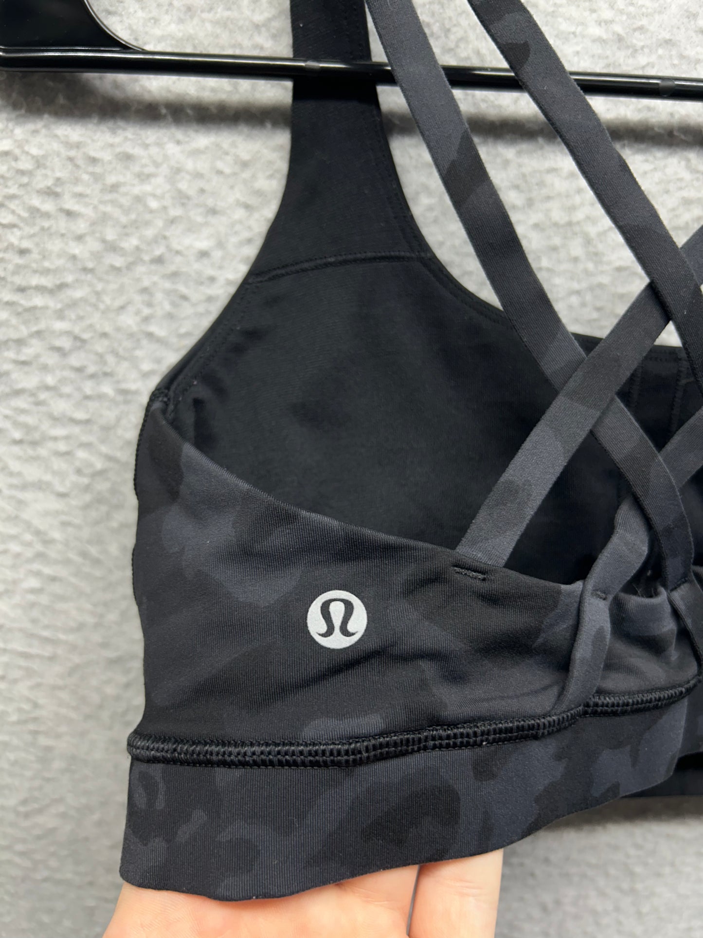 Lululemon Energy Bra Size 6 Incognito Camo Multi Grey